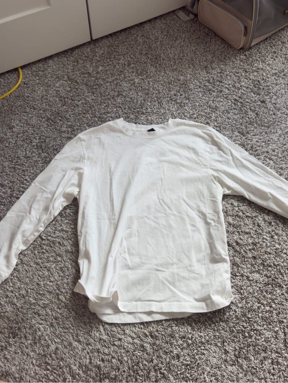 lululemon athletica Men’s size M White Long-Sleeve Crew Tee